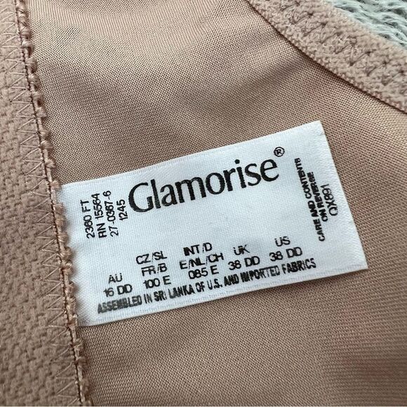 Glamorise WonderWire Front-Closure Bra Lot of 3 Tan Size 38DD - Picture 14 of 15